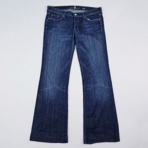 7 for all man kind dojo dark rinse 31